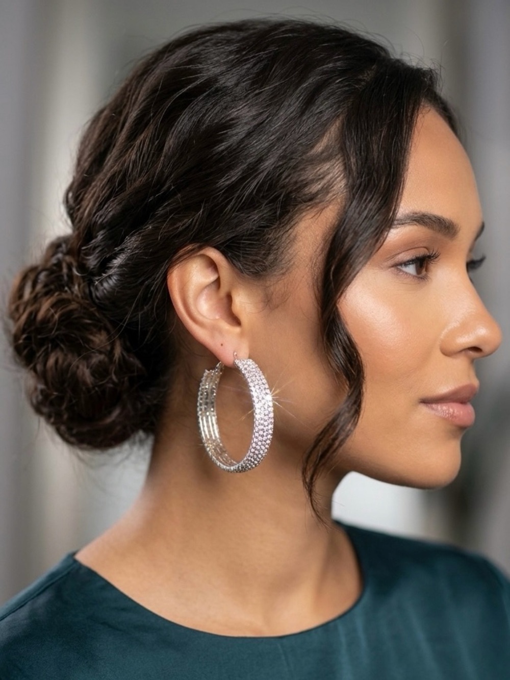 traci lynn  Hoop Earrings